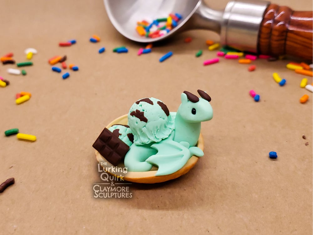 Mint Chocolate Chip Ice Cream Dragon