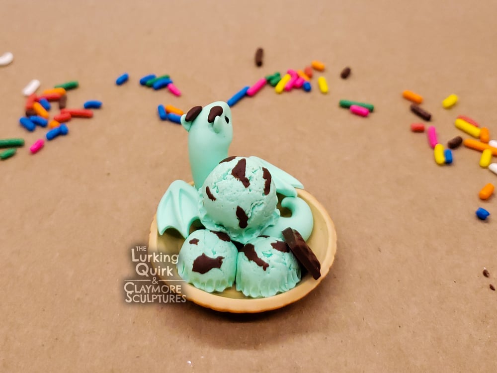 Mint Chocolate Chip Ice Cream Dragon