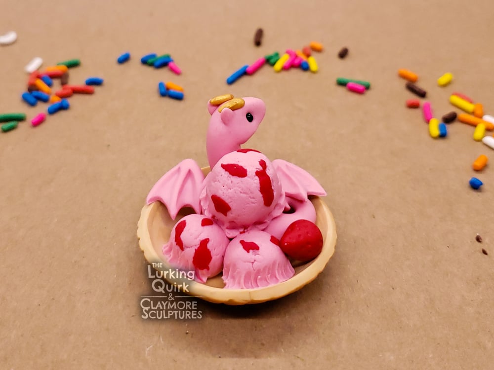 Strawberry Ice Cream Dragon