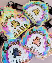 Image 2 of ADHD/Autism/AuDHD Keychain Charms