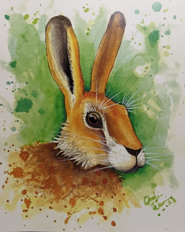 8 x 10 inch Print - Year of the Rabbit 