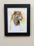 8 x 10 Inch Print - Watercolor Tiger  Image 3