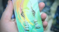 Image 1 of "Amazonite Moon" Earrings