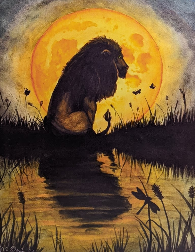 11x14 Inch Print - King of the Moonlight