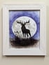 11 x 14 Inch Print - The Buck Full Moon  Image 3