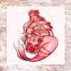 Pink Mermaid III Print