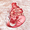 Pink Mermaid III Sticker