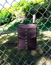 Image 4 of Hellbent Dusty Purple Leather Hip Bag