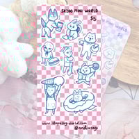 Image 2 of SKZoo Mini World Sticker Sheet