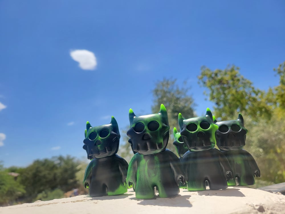 "Corrupted Kryptonite" 3" Reaper Sofubi 