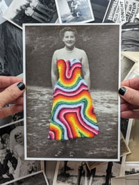Image 4 of Dopamine dressing rainbow dress print 