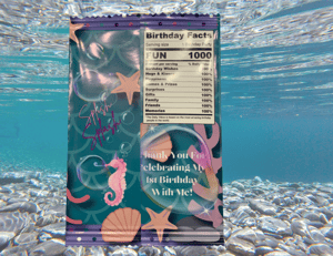 Image of Mermaid Chip Ba/Treat Bag 