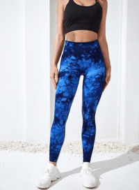 Image 4 of Scrunch Butt Marble Leggings