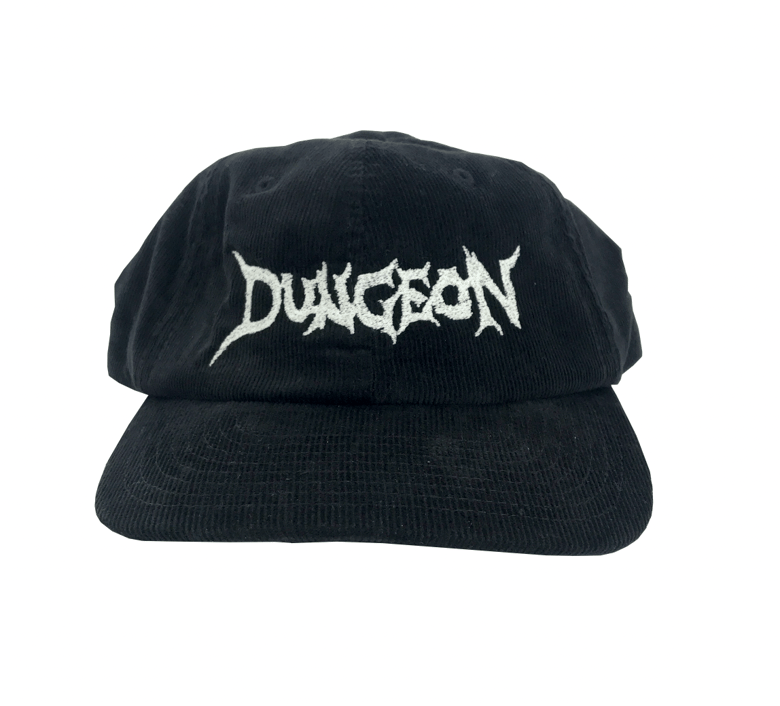 Image of DUNGEON LOGO CORD CAP - GLOW IN THE DARK 