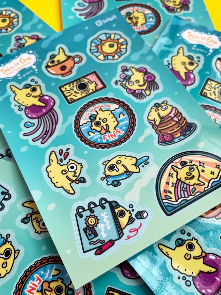 Fish Sticker Sheets Image 4