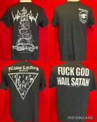 Image of Officially Licensed Watain "Casus Luciferi" "Black Metal Militia" Artwork/Pocket Logo Shirts!