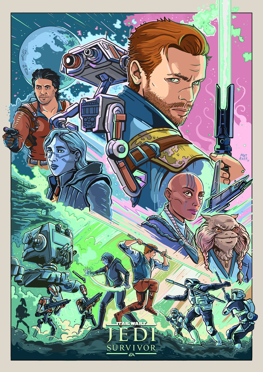 Image of Star Wars: Jedi Survivor A2 Poster