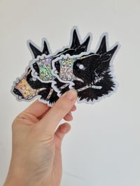 Image 1 of Muzzled Glitter Sticker