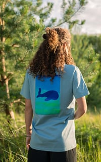 Unisex-Shirt 'Sound of the Ocean' (Atlantic BLUE)