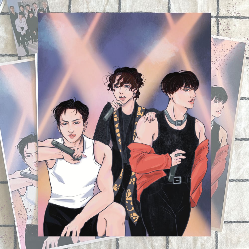 Image of 3Racha Print (8.5" x 11")