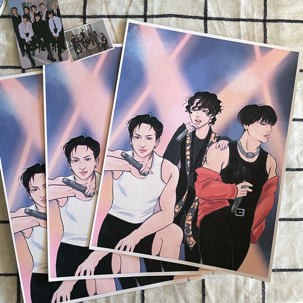 Image of 3Racha Print (8.5" x 11")