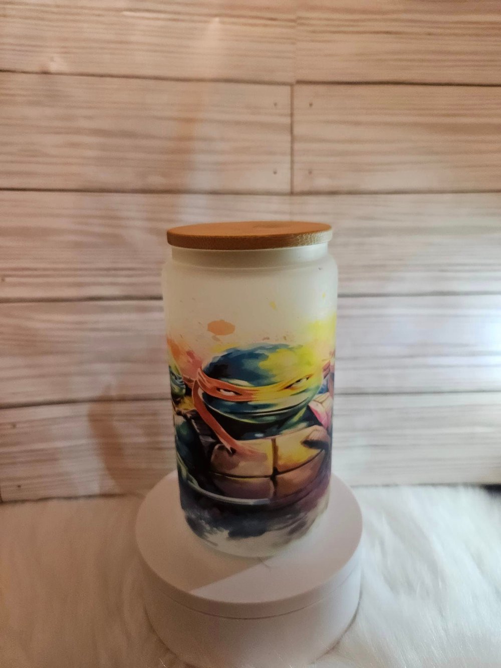 Image of Frosted/Glass Can Tumbler