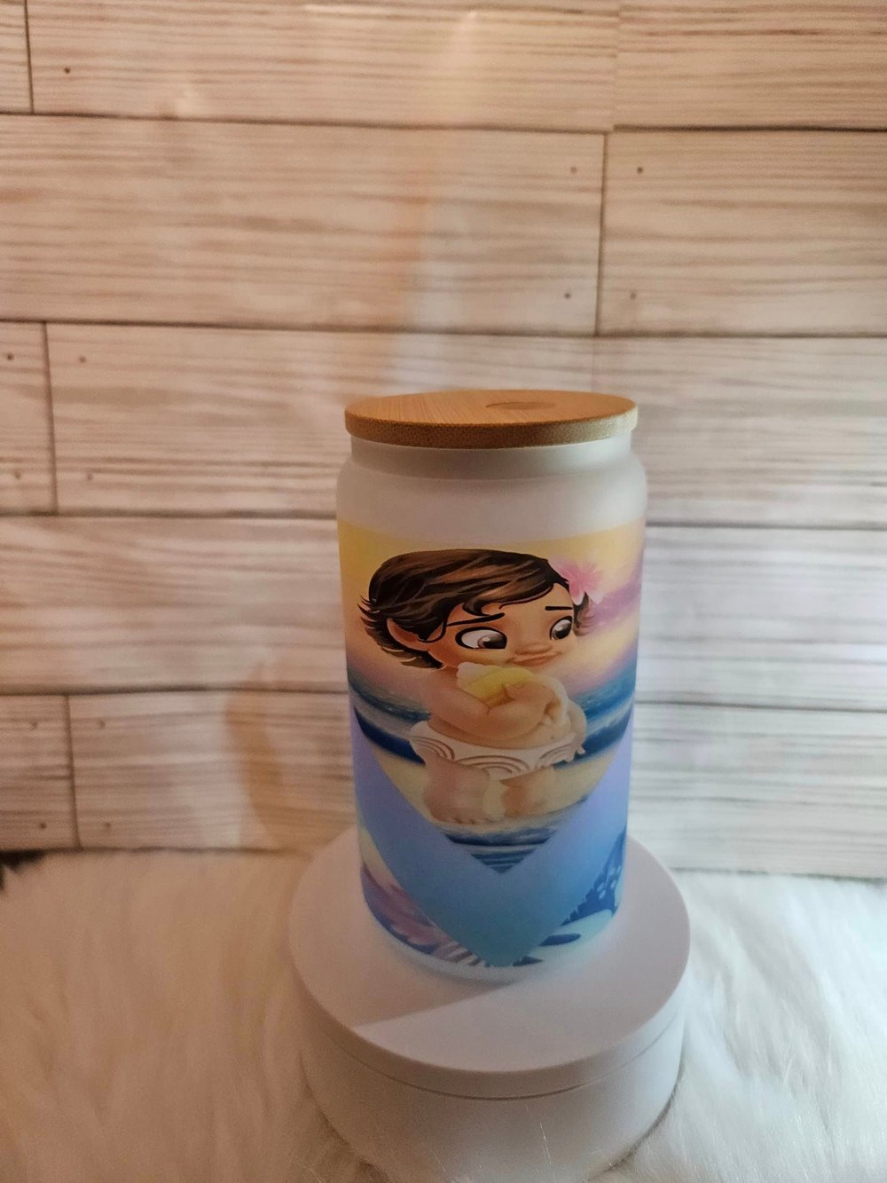 Image of Frosted/Glass Can Tumbler
