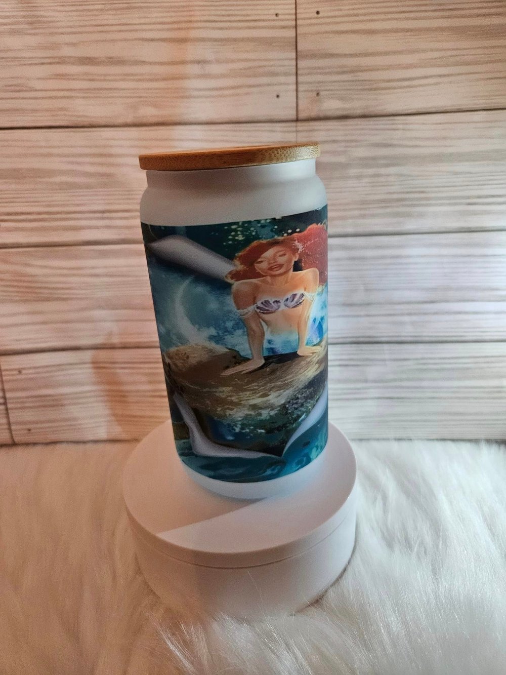 Image of Frosted/Glass Can Tumbler