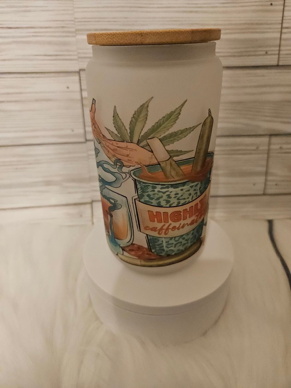 Image of Frosted/Glass Can Tumbler