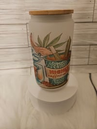 Image 5 of Frosted/Glass Can Tumbler