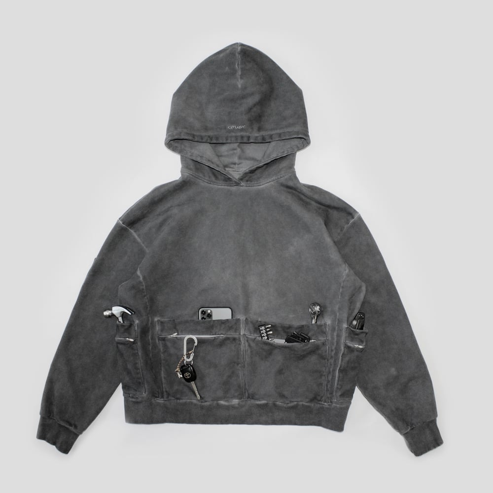 Image of OBJECT DYED CHORE HOODIE