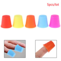 5x Household Sewing DIY Tools Ring Thimble Finger Protector Craft Accesso