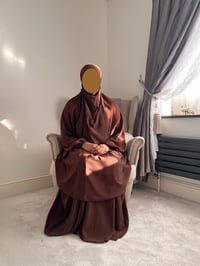 Image 2 of Riyah - 2 Piece Jilbab - Brown