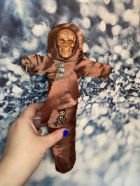 Image 3 of Brown Santa Muerte Altar Doll Used For Magick Involving Pets and Family ect by Ugly Shyla
