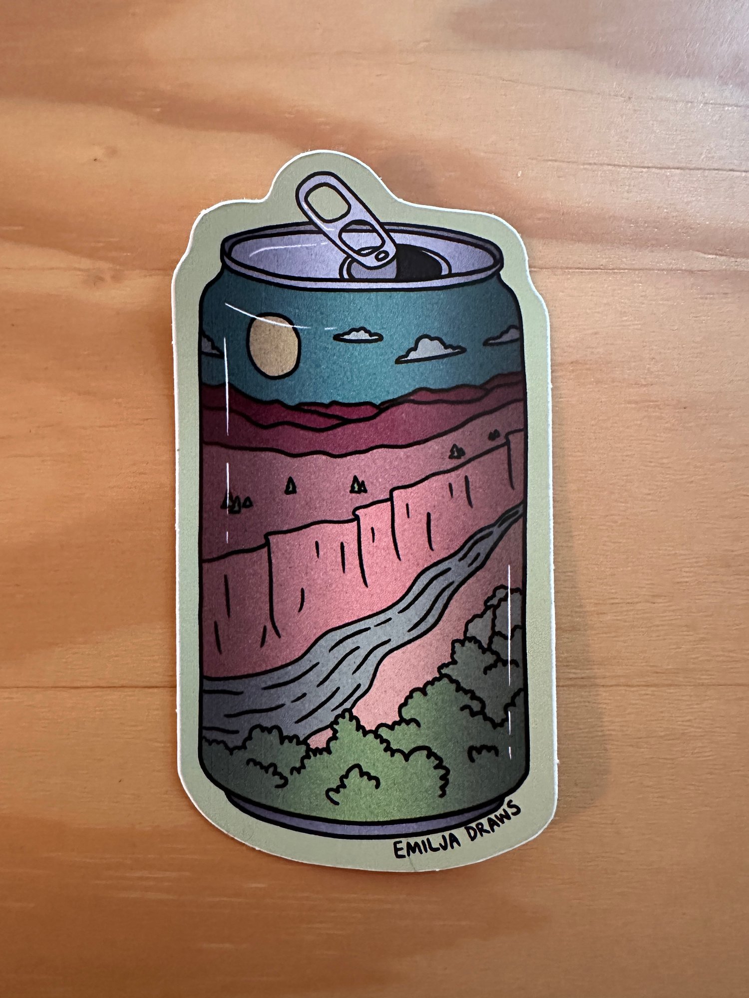 Desert Can Sticker