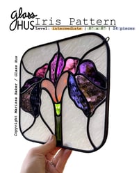 Glass Hus Iris PATTERN *Hobby License*