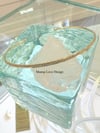 14k diamond simple cuff bracelet 