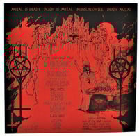 Image 2 of NUNSLAUGHTER / CRUCIFIER - TRAFFICKING WITH THE DEVIL SPLIT 7"ep