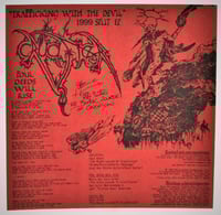 Image 3 of NUNSLAUGHTER / CRUCIFIER - TRAFFICKING WITH THE DEVIL SPLIT 7"ep