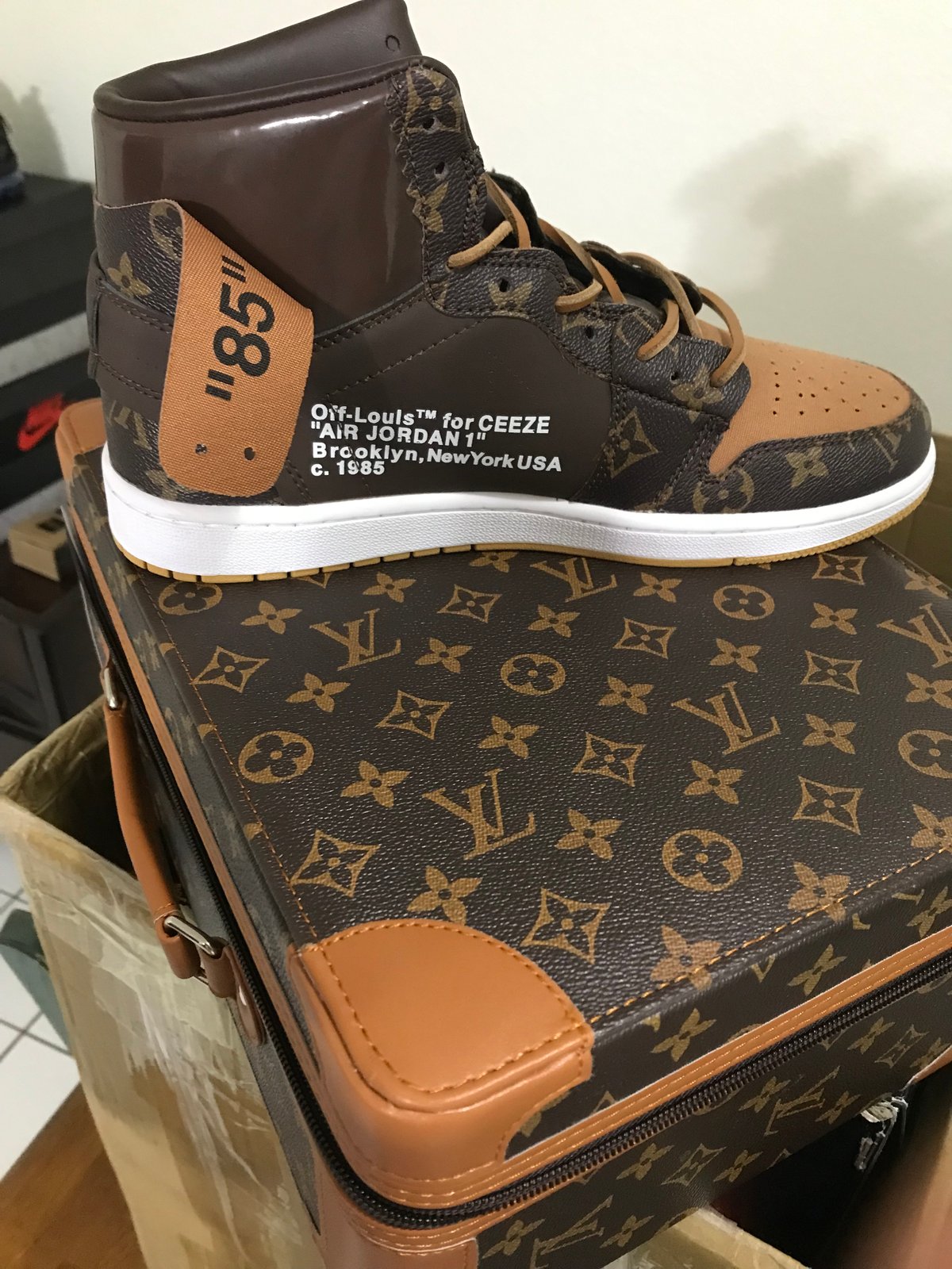 Aj1 lv best sale off white