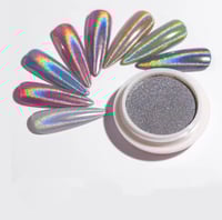 Image 1 of Holographic nail powder
