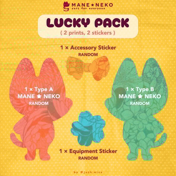 Image of MANE ★ NEKO LUCKY PACK