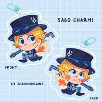 Image 3 of sabo ✨ holographic acrylic charm