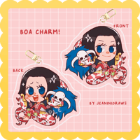 Image 3 of boa ✨ holographic acrylic charm