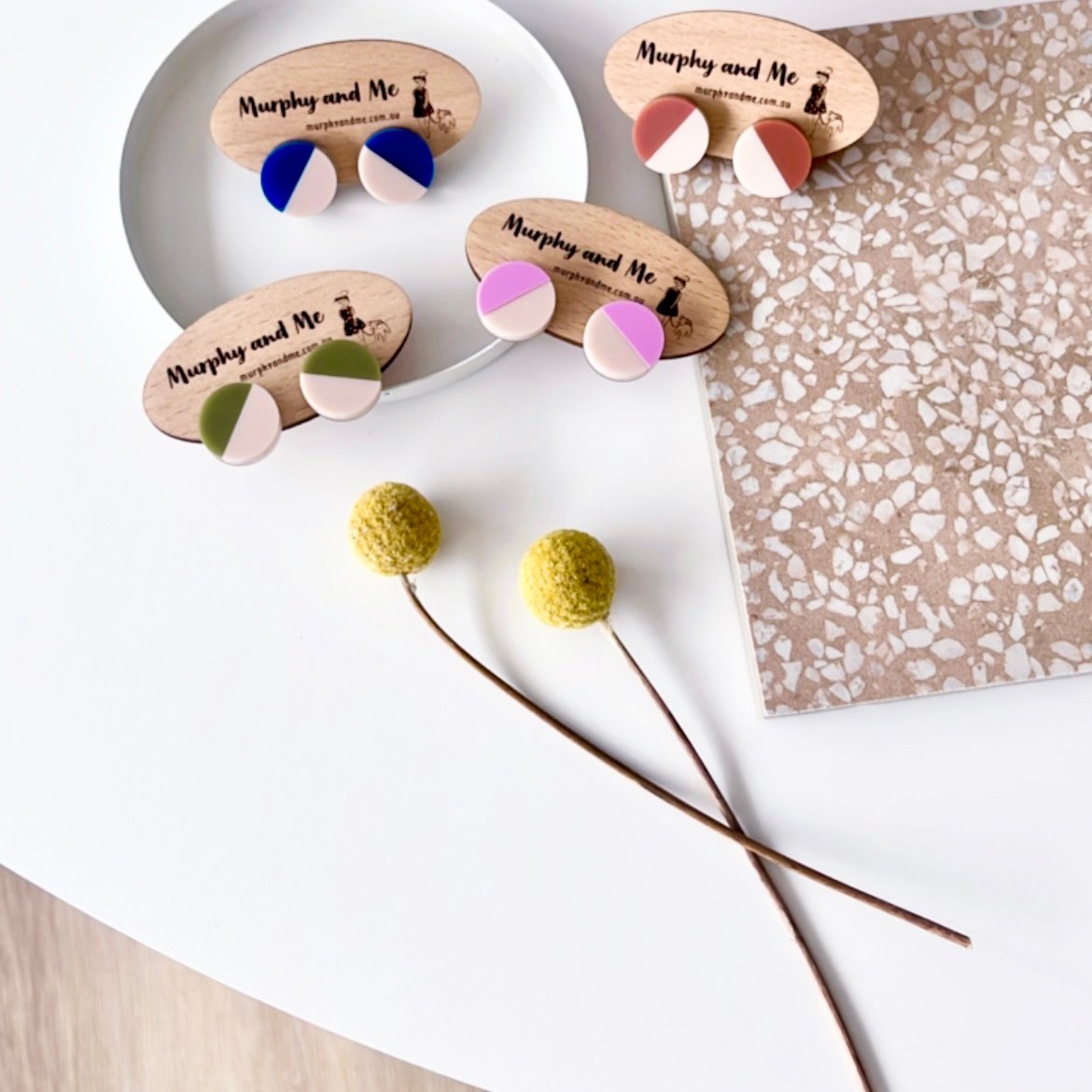 Image of Half Moon Basic Studs