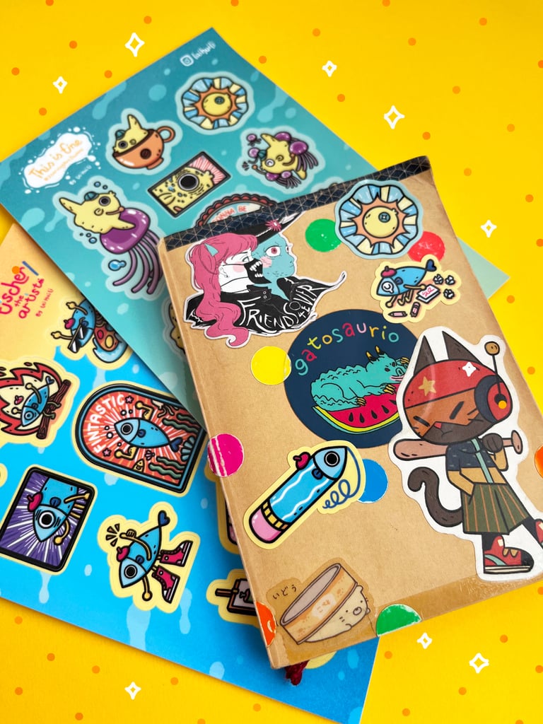 Fish Sticker Sheets Image 2