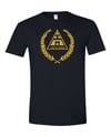 Prince Michael of I AM THE THRONE Collection | Gold Black T Shirt 
