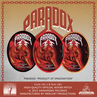 PARADOX - Product of Imagination - Cover Artwork Patch