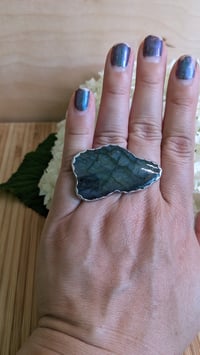 Image 3 of labradorite cloud ring size 6