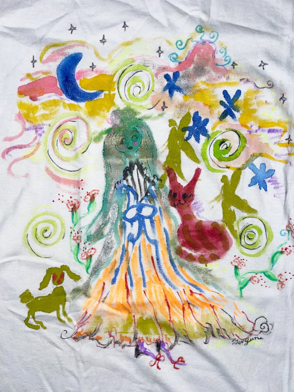Image of Green Witch Red Cat